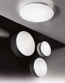 Plafoniera moderna diametru 30cm, Alba