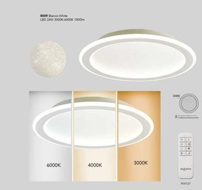 Plafoniera LED dimabila cu telecomanda TULUM