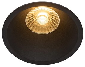 Spot LED dimabil incastrabil pentru baie IP44 Albric Black