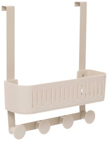 Raft de duș fără găurire pentru ușa cabinei EASY bej, 30 x 11,5 x 33,8 cm