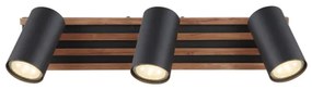 Spot Globo 57909-3 KAYDEN 3xGU10/25W/230V negru