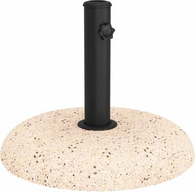 vidaXL Bază pentru umbrelă Manual Galben Ø 45 x 33 cm Beton