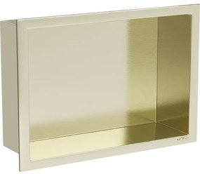 Mexen X-Wall-R raft de încastrare cu flanșă 30 x 20 cm, Aurie - 1950302010