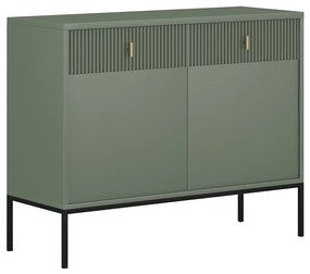 Comodă SUE verde/neagră