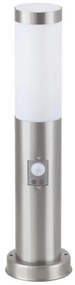 Lampă de exterior cu senzor INOX TORCH 1xE27/25W IP44 Rabalux 8267