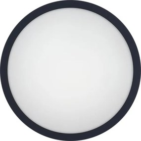 Plafonieră LED cu senzor pentru baie ELLÉ LED/24W/230V d. 26 cm IP54 antracit