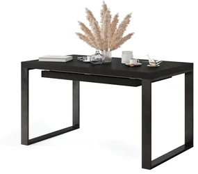 Mazzoni AVARI Negru Mat - MASĂ LOFT PENTRU LIVING/SUFRAGERIE EXTENSIBILĂ până LA 270 sau 290 cm!