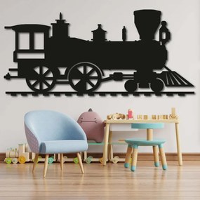 SENTOP | Pictură murală din lemn tren, locomotivă - THOMAS