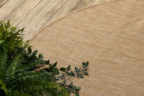 Covor SISAL SION cerc A5165A Melanj țesute plate natural