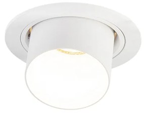 Spot inteligent încastrat alb, reglabil, cu Wi-Fi GU10 - Installa
