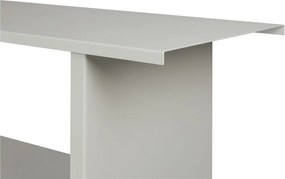 Bibliotecă gri deschis din metal 120x156x37 cm Hes – noo.ma