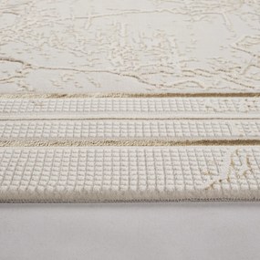 Covor Modern Living , Dormitor Dreptunghiular Asia F148B Crem Gold (Alege dimensiunea: 100 x 200)