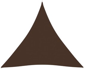 Parasolar, maro, 4,5x4,5x4,5 m, tesatura oxford, triunghiular