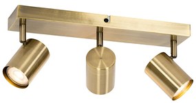 Plafonieră modernă din bronz cu 3 lumini reglabile dreptunghiulară - Jeana