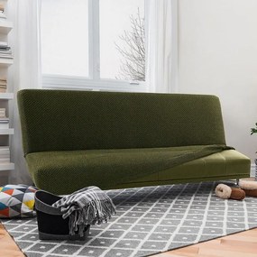 Nueva Textura Huse care se întind foarte bine NIAGARA verzi 2fotoliu cu manere de lemn (l. 130 - 160 cm)
