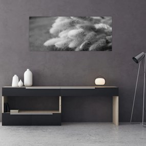 Tablou - iarbă de coadă de iepure pe masă (120x50 cm)