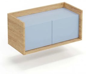 Corp modular Mobius 2D natur/albastru – H36 cm