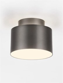 Spot LED aplicat diametru 11cm OZEN nickel negru, NVL-9695171