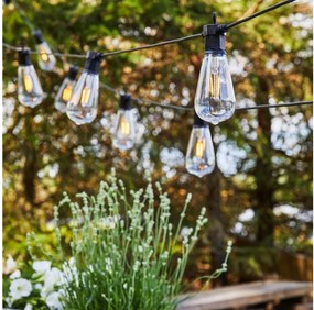 Markslöjd 107293 - Ghirlandă LED decorativă pentru exterior GIRLANDA GARDEN 10xLED 5,5m IP44