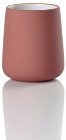 Suport pentru periuța de dinți roșu deschis din gresie ceramică Nova – Zone