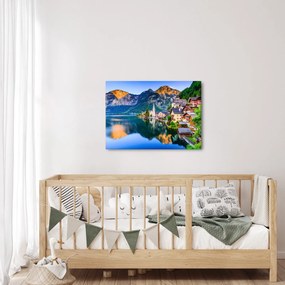 Tablou - Sat alpin (70x50 cm)