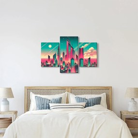 Tablou – Metropolă în stil pop-art (90x60 cm)