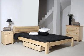 Cutie de depozitare sub pat 150 cm pin