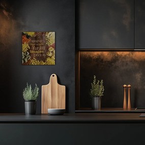 Tablou din sticlă 30x30 cm Pasta – Styler