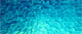 Tabloul - cuburi abstracte (120x50 cm)