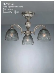 Lustra aplicata cu 3 brate design italian 9801