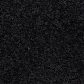 Covor pentru trepte scari, 15 buc., negru, 65x25 cm 15, Negru, 65 x 25 cm