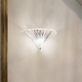 Ideal Lux - Aplica de perete SANTA, 1x E14, 40W, 230V, sticlă transparentă