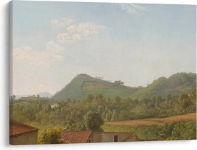 Tablou - Simon Denis,  View Near Naples, reproducere (70x50 cm)