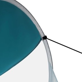 Cort de plaja SUNSHADE 120x190 cm, albastru-alb