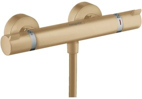 Baterie termostatata de dus, bronz periat Bronz periat