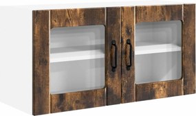 vidaXL Dulap de bucătărie Stejar fumuriu 80 x 31 x 40 cm Lemn compozit