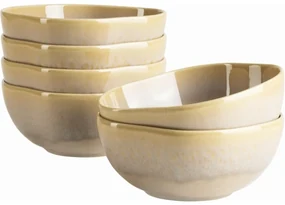 Mäser Set de boluri Cordelia Sand Textura 16 cm, 6buc.