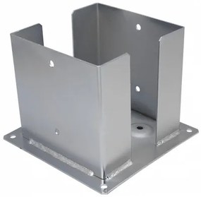 Camasuiala pentru stalpi din lemn model PSPD (Dimensiuni: 200x260x200x3 mm, Potrivit pentru stalp de: 200 mm)