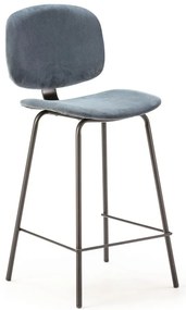 Scaune de bar albastre 2 buc. (înălțime șezut 66 cm) Arus – Marckeric