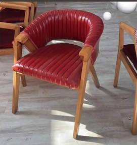 Scaun bar tapitat,fag,Seria Special AST-650,Homs,60016,rosu