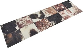 vidaXL Covor de bucătărie lavabil Animal Skin, 45x150 cm, catifea