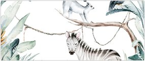 Tablou - Animale exotice (120x50 cm)