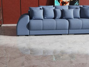 Canapea extensibilă dumonde cu 2 lăzi de depozitare si sezut confortabil din spuma high-density, Verona Enjoy Blue 310x100 cm