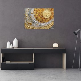 Tablou - Textură aurie (70x50 cm)
