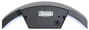 Aplică LED de exterior cu senzor Brilagi ARCELO LED/8W/230V IP54
