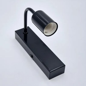 Aplică ASTRID 1xE27/60W/230V negru lucios