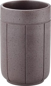 Suport pentru periuța de dinți gri închis din polirășină Kua – Blomus