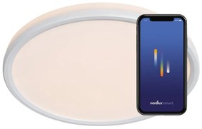 Plafoniera LED RGB CCT, IP54 Liva Smart alb, 36cm