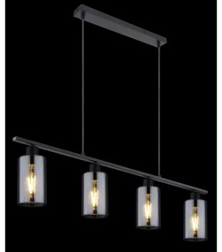 Lustră pe cablu HADERA 4xE27/60W/230V Globo 15465-4H