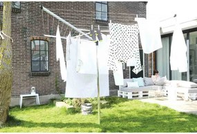 Uscator de rufe pentru exterior Brabantia TopSpinner 90300265, 60 m, Suport metal, Rezistent la coroziune, Inox